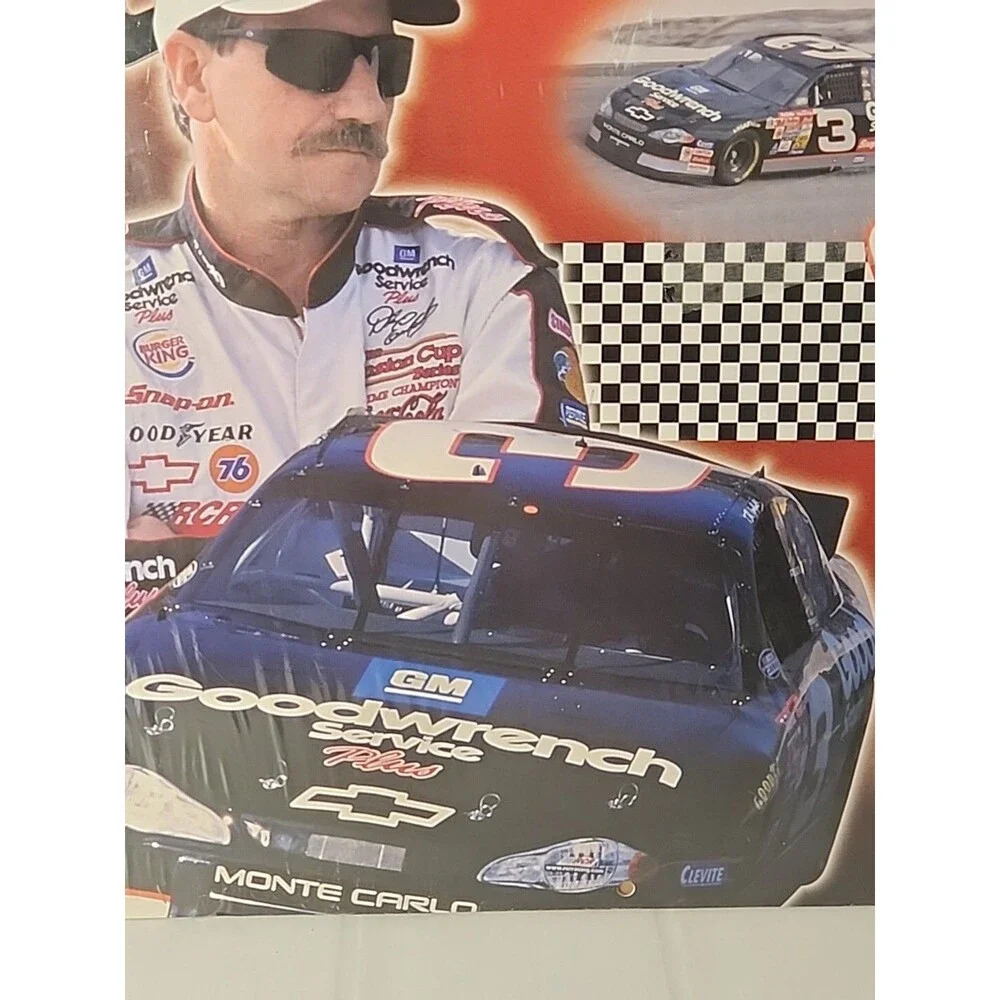 Vintage Dale Earnhardt Sr NASCAR Racing STARLINE Calendar  #3 Intimidator 2001